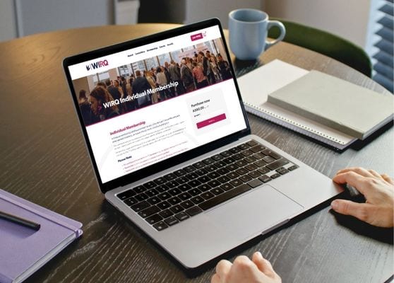 WIRQ website, a Sheppard Creative project